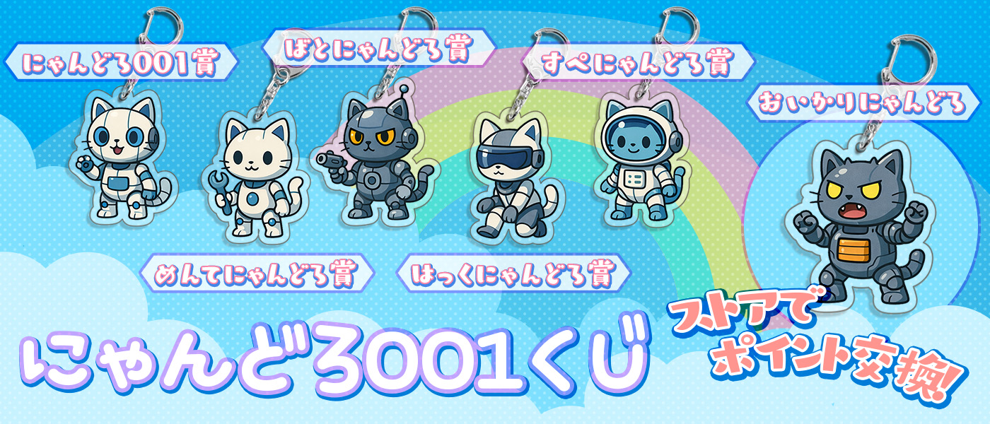 にゃんどろ001くじ